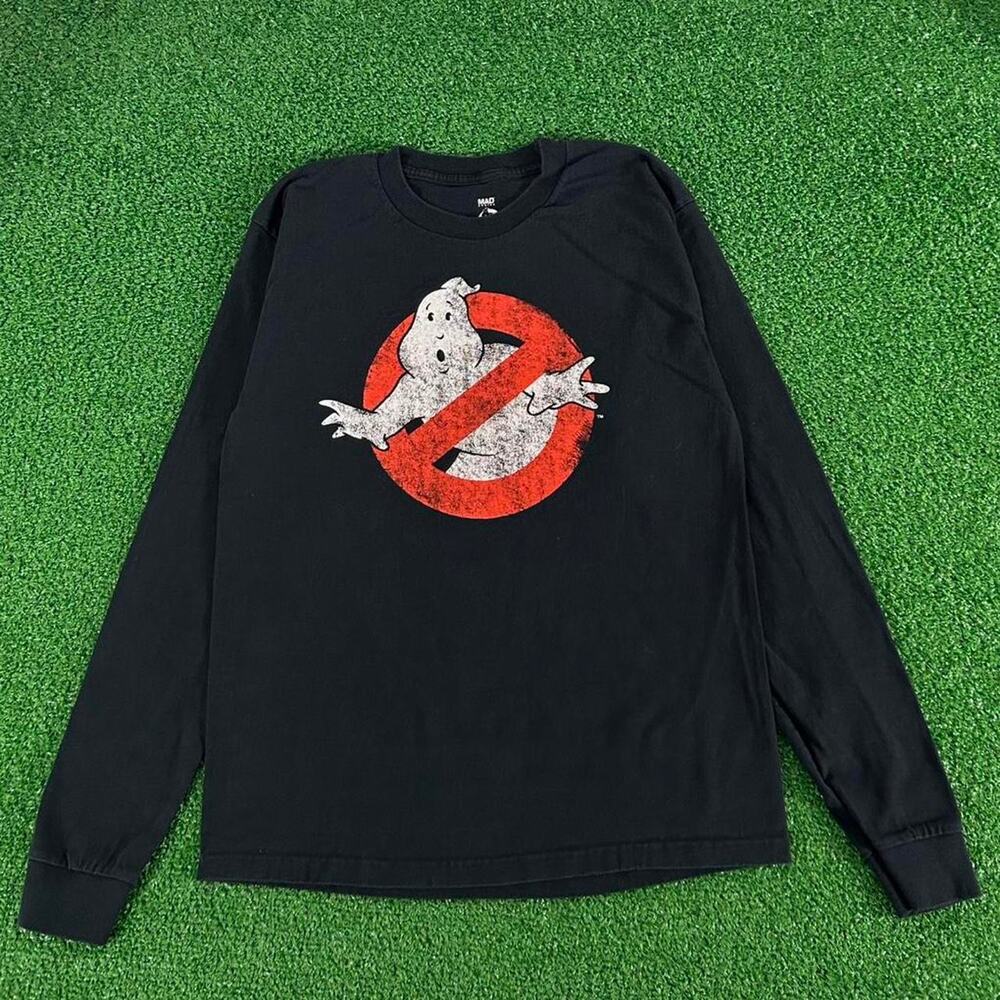 Mad engine ghostbusters logo long